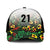 Custom Guyana Football Mesh Trucker Cap Spirit of the Jaguar - White - Wonder Print Shop