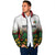 Custom Guyana Football Padded Jacket Spirit of the Jaguar - White - Wonder Print Shop