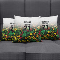 Custom Guyana Football Pillow Cover Spirit of the Jaguar - White - Wonder Print Shop