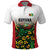 Custom Guyana Football Polo Shirt Spirit of the Jaguar - White - Wonder Print Shop