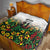 Custom Guyana Football Quilt Spirit of the Jaguar - White - Wonder Print Shop