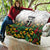 Custom Guyana Football Quilt Spirit of the Jaguar - White - Wonder Print Shop