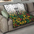 Custom Guyana Football Quilt Spirit of the Jaguar - White - Wonder Print Shop