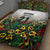 Custom Guyana Football Quilt Bed Set Spirit of the Jaguar - White - Wonder Print Shop