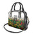 Custom Guyana Football Shoulder Handbag Spirit of the Jaguar - White - Wonder Print Shop