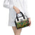 Custom Guyana Football Shoulder Handbag Spirit of the Jaguar - White - Wonder Print Shop