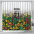 Custom Guyana Football Shower Curtain Spirit of the Jaguar - White - Wonder Print Shop