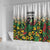 Custom Guyana Football Shower Curtain Spirit of the Jaguar - White - Wonder Print Shop