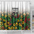 Custom Guyana Football Shower Curtain Spirit of the Jaguar - White - Wonder Print Shop