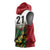 Custom Guyana Football Sleeveless Hoodie Spirit of the Jaguar - White - Wonder Print Shop