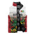 Custom Guyana Football Sleeveless Puffer Jacket Spirit of the Jaguar - White - Wonder Print Shop