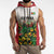 Custom Guyana Football Sleeveless Zip Hoodie Spirit of the Jaguar - White - Wonder Print Shop