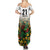 Custom Guyana Football Summer Maxi Dress Spirit of the Jaguar - White - Wonder Print Shop