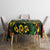 Custom Guyana Football Tablecloth Spirit of the Jaguar - White - Wonder Print Shop