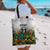 Custom Guyana Football Tote Bag Spirit of the Jaguar - White - Wonder Print Shop