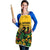 Custom Guyana Football Apron Spirit of the Jaguar - Yellow - Wonder Print Shop