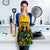 Custom Guyana Football Apron Spirit of the Jaguar - Yellow - Wonder Print Shop