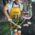 Custom Guyana Football Apron Spirit of the Jaguar - Yellow - Wonder Print Shop