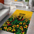 Custom Guyana Football Area Rug Spirit of the Jaguar - Yellow - Wonder Print Shop