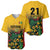 Custom Guyana Football Baseball Jersey Spirit of the Jaguar - Yellow - Wonder Print Shop