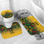 Custom Guyana Football Bathroom Set Spirit of the Jaguar - Yellow - Wonder Print Shop