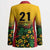Custom Guyana Football Blazer Spirit of the Jaguar - Yellow - Wonder Print Shop