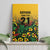 Custom Guyana Football Canvas Wall Art Spirit of the Jaguar - Yellow - Wonder Print Shop