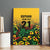 Custom Guyana Football Canvas Wall Art Spirit of the Jaguar - Yellow - Wonder Print Shop