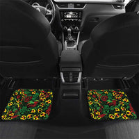 Custom Guyana Football Car Mats Spirit of the Jaguar - Yellow - Wonder Print Shop