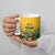 Custom Guyana Football Ceramic Mug Spirit of the Jaguar - Yellow - Wonder Print Shop