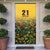 Custom Guyana Football Door Cover Spirit of the Jaguar - Yellow - Wonder Print Shop