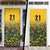 Custom Guyana Football Door Cover Spirit of the Jaguar - Yellow - Wonder Print Shop