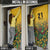 Custom Guyana Football Door Cover Spirit of the Jaguar - Yellow - Wonder Print Shop
