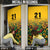 Custom Guyana Football Door Cover Spirit of the Jaguar - Yellow - Wonder Print Shop