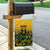 Custom Guyana Football Garden Flag Spirit of the Jaguar - Yellow - Wonder Print Shop