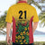 Custom Guyana Football Hawaiian Shirt Spirit of the Jaguar - Yellow - Wonder Print Shop