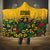 Custom Guyana Football Hooded Blanket Spirit of the Jaguar - Yellow - Wonder Print Shop