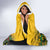 Custom Guyana Football Hooded Blanket Spirit of the Jaguar - Yellow - Wonder Print Shop