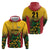 Custom Guyana Football Hoodie Spirit of the Jaguar - Yellow - Wonder Print Shop