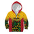 Custom Guyana Football Kid Hoodie Spirit of the Jaguar - Yellow - Wonder Print Shop