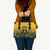 Custom Guyana Football Leather Bag Spirit of the Jaguar - Yellow - Wonder Print Shop