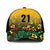 Custom Guyana Football Mesh Trucker Cap Spirit of the Jaguar - Yellow - Wonder Print Shop