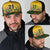 Custom Guyana Football Mesh Trucker Cap Spirit of the Jaguar - Yellow - Wonder Print Shop