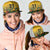 Custom Guyana Football Mesh Trucker Cap Spirit of the Jaguar - Yellow - Wonder Print Shop