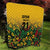 Custom Guyana Football Quilt Spirit of the Jaguar - Yellow - Wonder Print Shop