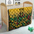 Custom Guyana Football Quilt Spirit of the Jaguar - Yellow - Wonder Print Shop
