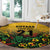 Custom Guyana Football Round Carpet Spirit of the Jaguar - Yellow - Wonder Print Shop