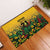 Custom Guyana Football Rubber Doormat Spirit of the Jaguar - Yellow - Wonder Print Shop