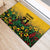 Custom Guyana Football Rubber Doormat Spirit of the Jaguar - Yellow - Wonder Print Shop