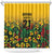 Custom Guyana Football Shower Curtain Spirit of the Jaguar - Yellow - Wonder Print Shop